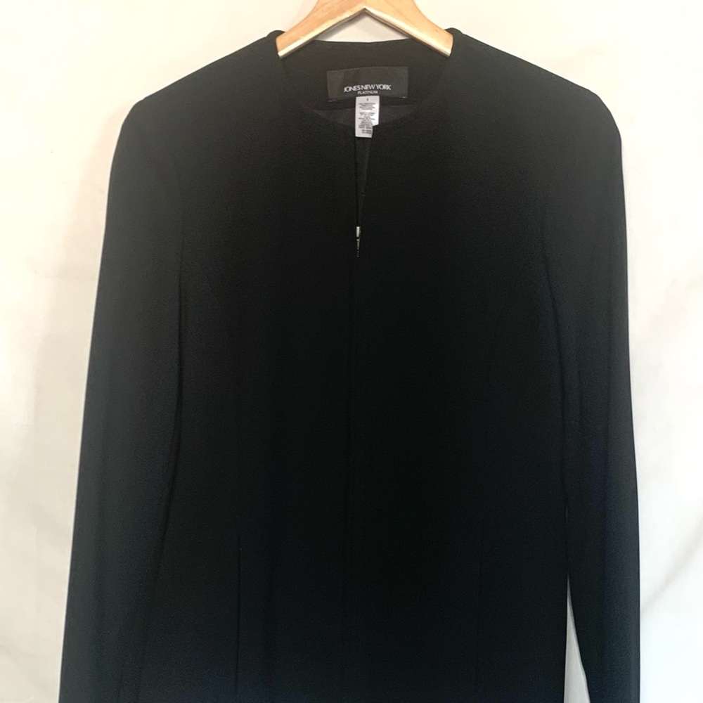 Jones New York Zip-Up Suit Jacket